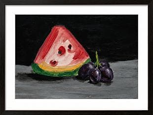 Watermelon and Grapes Still Life - main view