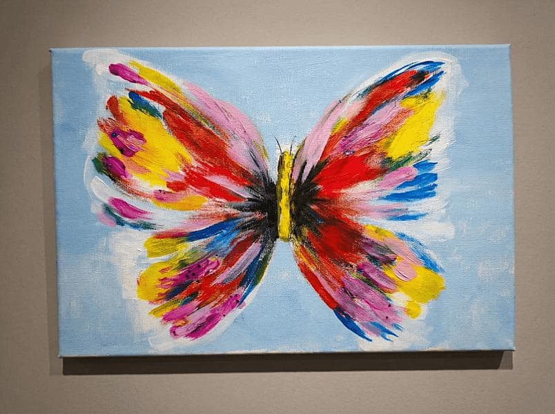 Vibrant Abstract Butterfly