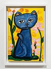 The Blue Cat in the Garden - main view