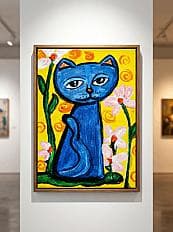 The Blue Cat in the Garden - gallery image 1