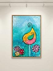 Whimsical Garden Bird - gallery image 1